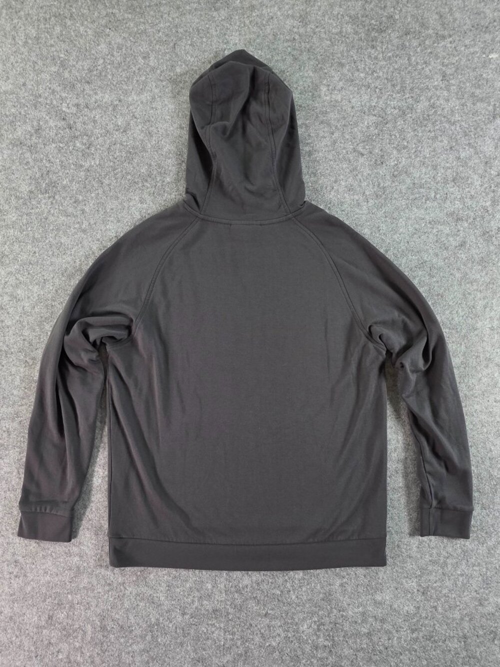 Free Fly Men’s Bamboo Lightweight Fleece Hoodie Black Pullover Size M - Picture 8 of 8